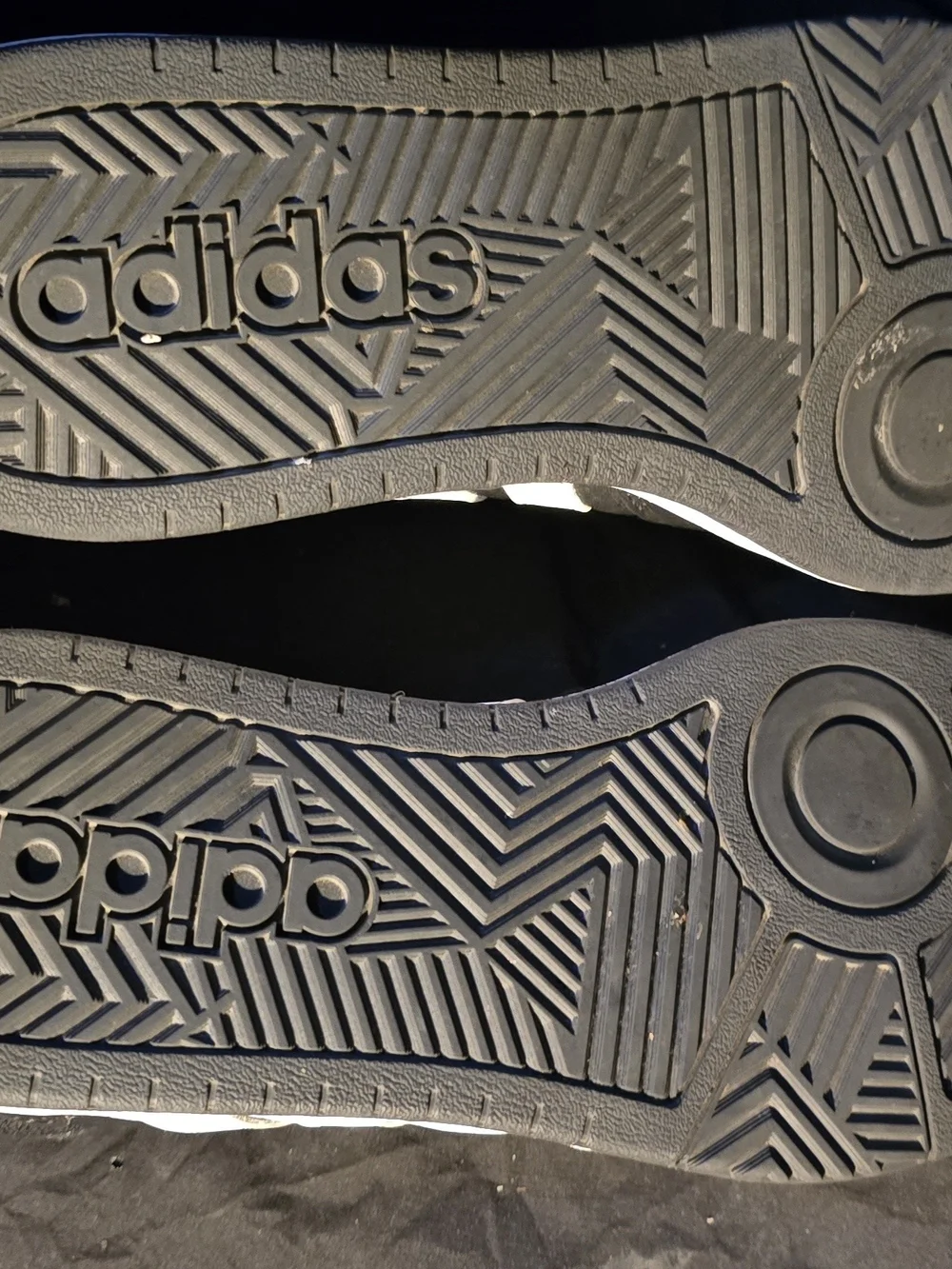 adidas Black and White Men’s High-Top Sneakers